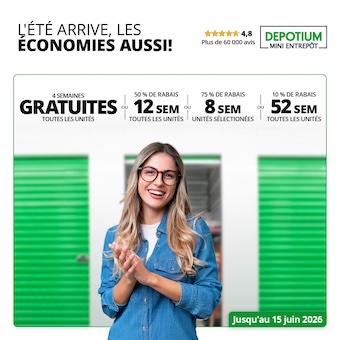 Depotium Mini Entrepôt - Vandreuil Dorion Promotion